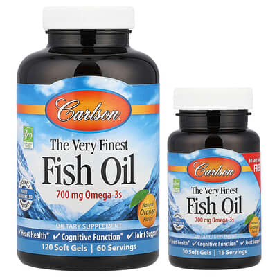 The Very Finest Fish Oil, Natural Orange, 150 Soft Gels