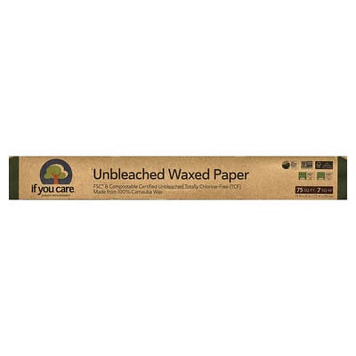 Пергамент для выпечки Unbleached Waxed Paper, 75 sq ft (75 ft x 12 in)