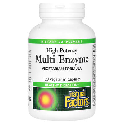 High Potency Multi Enzyme, 120 Vegetarian Capsules