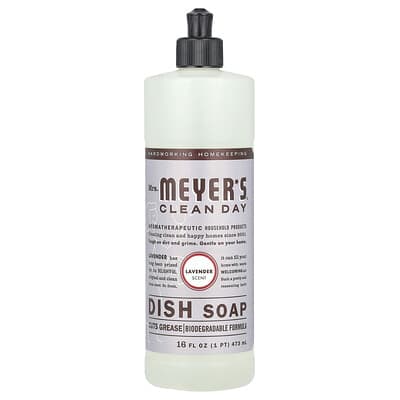 Dish Soap, Lavender, 16 fl oz (473 ml)