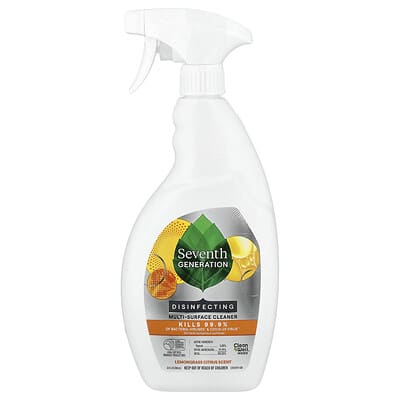 Дезинфицирующее средство для всех поверхностей, Lemongrass Citrus, 26 fl oz (768 ml)