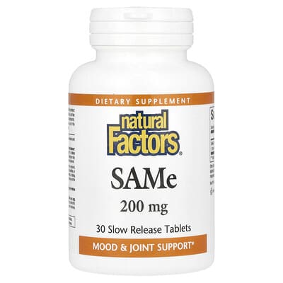 SAMe , 200 mg, 30 Slow Release Tablets