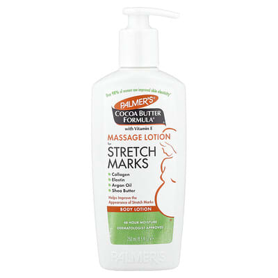 Cocoa Butter Formula® с витамином E, лосьон для массажа от растяжек, 8.5 fl oz (250 ml)