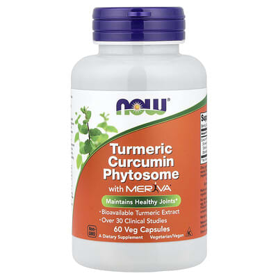 Turmeric Curcumin Phytosome с Meriva®, 60 вегетарианских капсул (500 mg на капсулу)