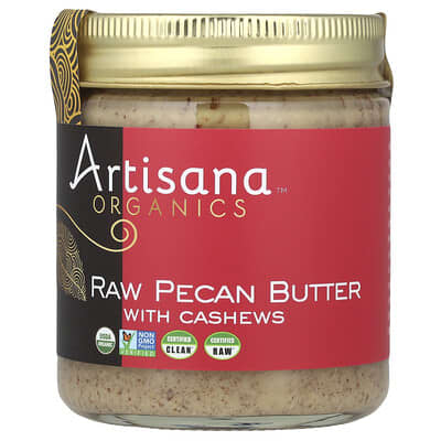 Organics, Raw Pecan Butter with Cashews, 8 oz (227 g)