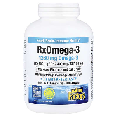 Rx Omega-3, 120 Softgels (630 mg per Softgel)