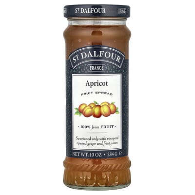 St. Dalfour абрикосовый джем, 10 oz (284 g)