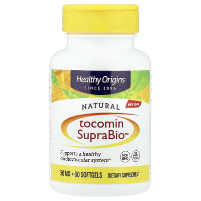 Natural Tocomin SupraBio™, 60 Softgels