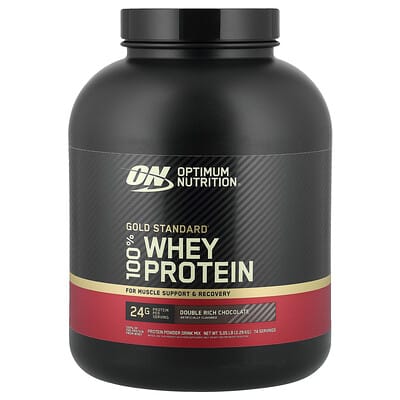 Gold Standard® 100% Whey Protein, Double Rich Chocolate, 5.05 lb (2.29 kg)