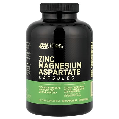 Zinc Magnesium Aspartate, 180 Capsules
