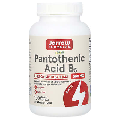 Pantothenic Acid B5, 100 Veggie Caps