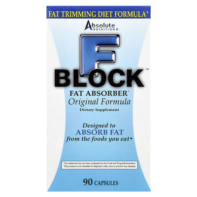 FBlock™ Жиропоглотитель, Original Formula, 90 капсул