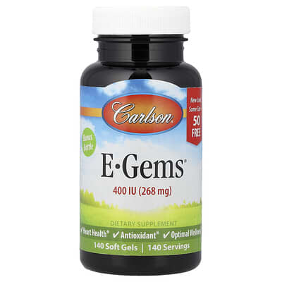 E-Gems®, 268 mg (400 IU), 140 Soft Gels