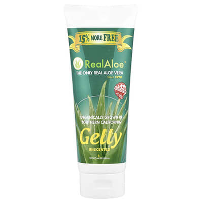 Aloe Vera Gelly, без запаха, 8 oz (230 ml)
