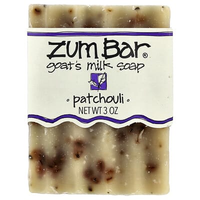 Zum Bar®, Goat's Milk Bar Soap, Patchouli, 3 oz