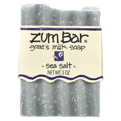 Zum Bar®, Goat's Milk  Soap, Sea Salt, 3 oz