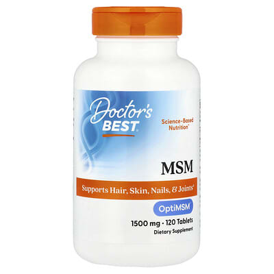 MSM с OptiMSM®, 1,500 mg, 120 таблеток