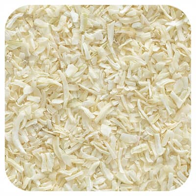 Organic Onion, White, Chopped, 16 oz (453 g)