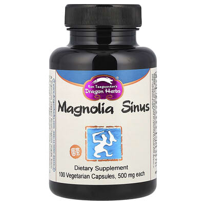 Dragon Herbs Magnolia Sinus, 100 вегетарианских капсул