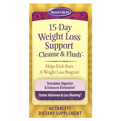 15-Day Weight Loss Support, Cleanse & Flush®, 60 Tablets