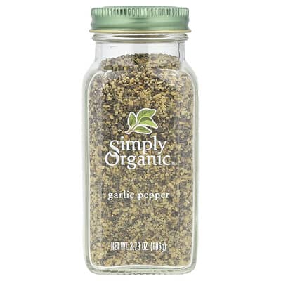 Simply Organic Чеснок и перец, 3.73 oz (106 g)