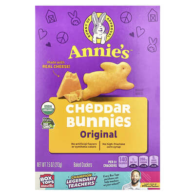 Cheddar Bunnies, выпеченные крекеры, Original, 7.5 oz (213 g)
