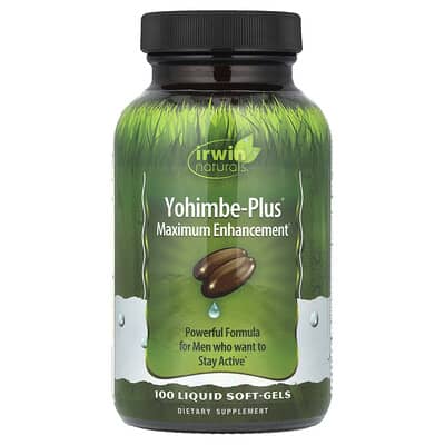 Irwin Naturals Yohimbe-Plus®, Maximum Enhancement, 100 жидких мягких капсул