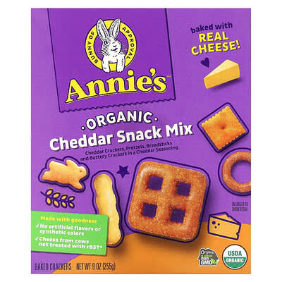 Snack Mix, Cheddar, 9 oz (255 g)