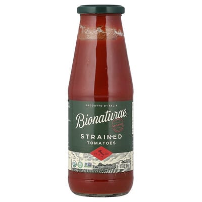 Organic Strained Tomatoes, 24 oz (680 g)