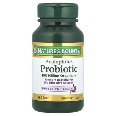 Acidophilus Probiotic, 120 Tablets (0.5 mg per Tablet)