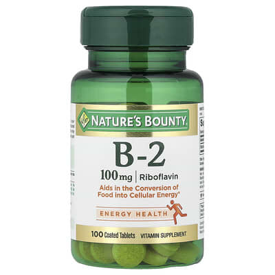 Vitamin B-2, 100 mg, 100 покрытых таблеток