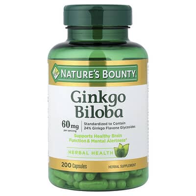 Ginkgo Biloba, 200 Capsules (30 mg per Capsule)
