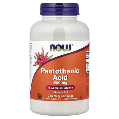 Pantothenic Acid, 250 Veg Capsules