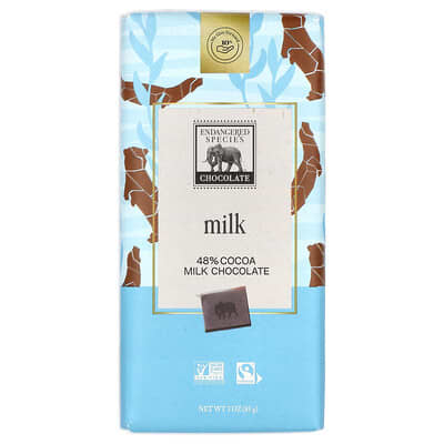 Milk Chocolate, 48% Cocoa, 3 oz (85 g)