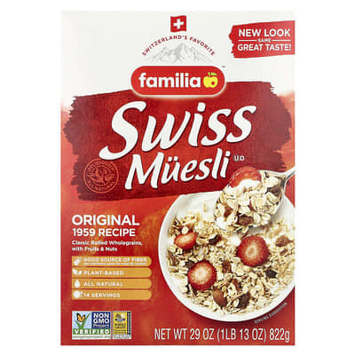 Swiss Muesli, Original 1959 Recipe, 29 oz (822 g)