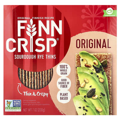 Sourdough Rye Thins, Original, 7 oz (200 g)