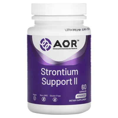 Strontium Support II, 60 Capsules (341 mg per Capsule)