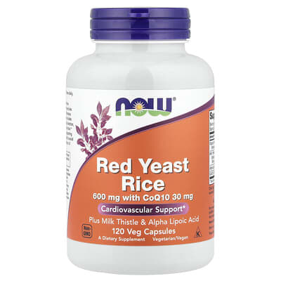 Red Yeast Rice with CoQ10, 120 Veg Capsules