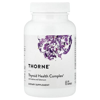 Thyroid Health Complex с йодом и селеном, 120 капсул