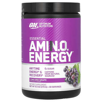 Essential Amin.O. Energy®, Concord Grape, 9.5 oz (270 g)