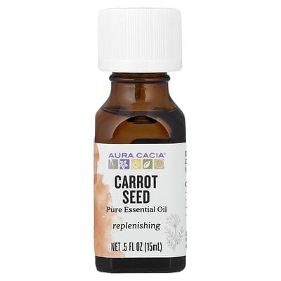 Pure Essential Oil, Carrot Seed, 0.5 fl oz (15 ml)