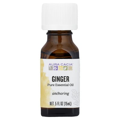 Pure Essential Oil, Ginger, 0.5 fl oz (15 ml)