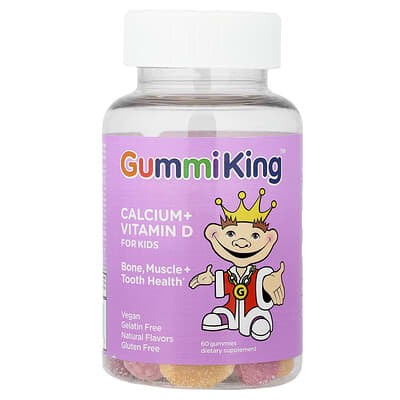 Calcium + Vitamin D Gummies For Kids, 60 Gummies