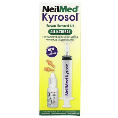Kyrosol средство для удаления ушной серы, без спирта, набор из 5 предметов