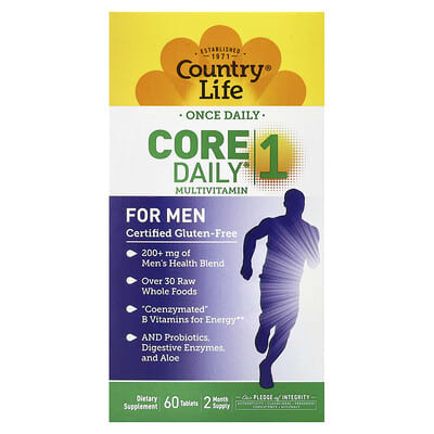 Core Daily® 1 Мультивитамины, Мужской, 60 таблеток