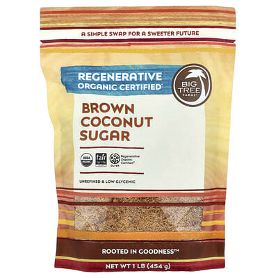 Organic Brown Coconut Sugar, 1 lb (454 g)