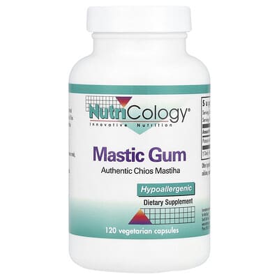 Mastic Gum, 120 Vegetarian Capsules (0.5 g per Capsule)