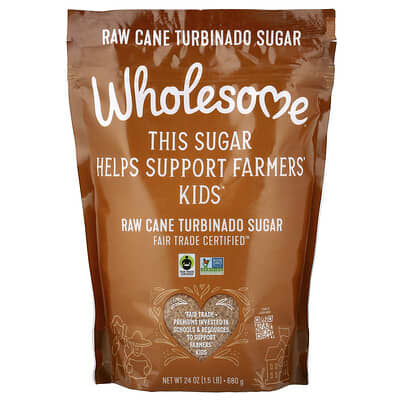 Raw Cane Turbinado Sugar, 24 oz (680 g)