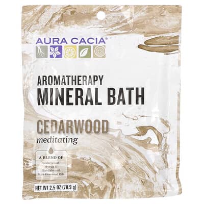 Минеральная ванна для тела Aura Cacia, Cedarwood, 70.9 г