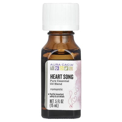 Pure Essential Oil Blend, Heart Song, 0.5 fl oz (15 ml)